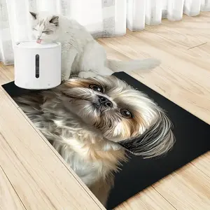 Shih Tzu Pattern Pet Mat For Cats Dogs All Season