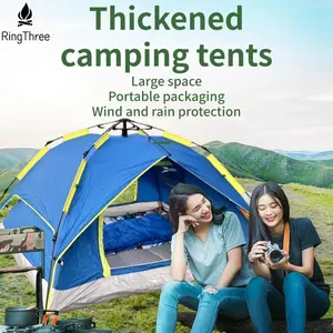 Outdoor portable folding 2-person tent can be used for camping, family picnics, and overnight stays