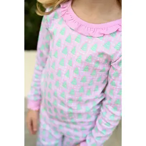 Gingham Christmas Tree Pajamas