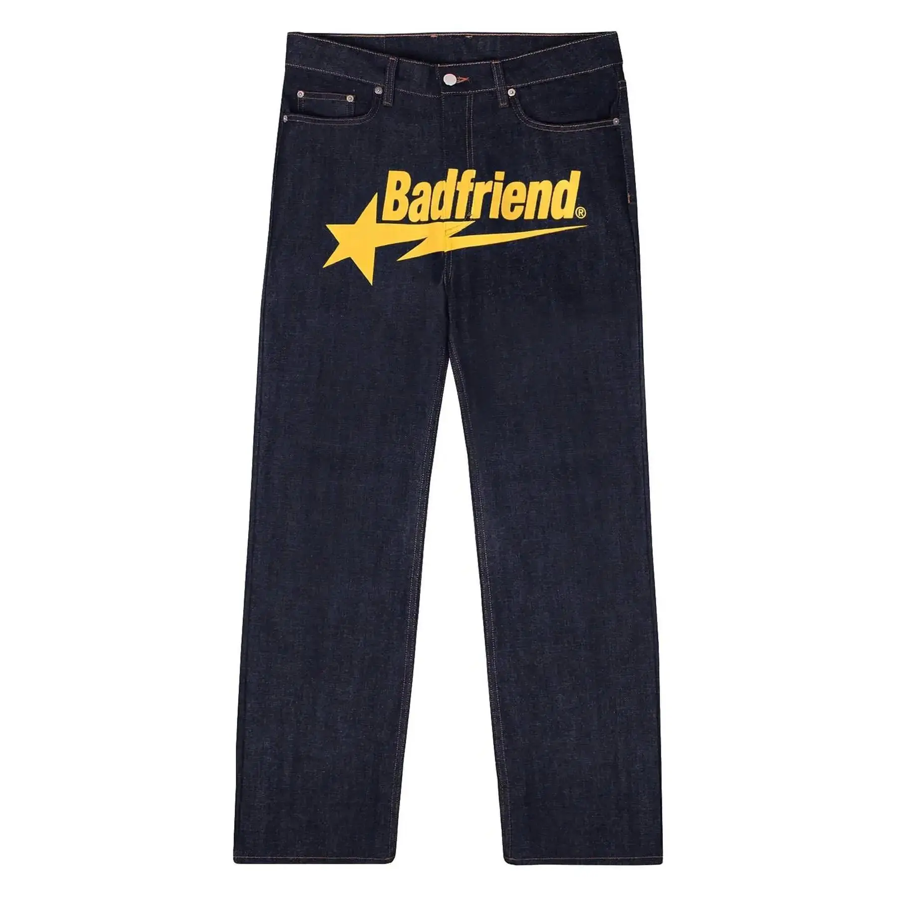 (Yellow picture) Blue pants