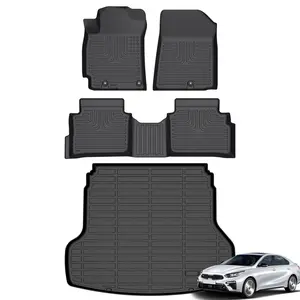 Depituu For Kia Forte 2019-2024 S/EX/FE/LX/LXS/GT/GT-Line Floor Mats & Cargo Liners, All Weather Floor Mats,Waterproof Anti-slip Durable Floor Mats Car Accessories Autos Protector Automotive,auto accessories,car essentials,car accessories
