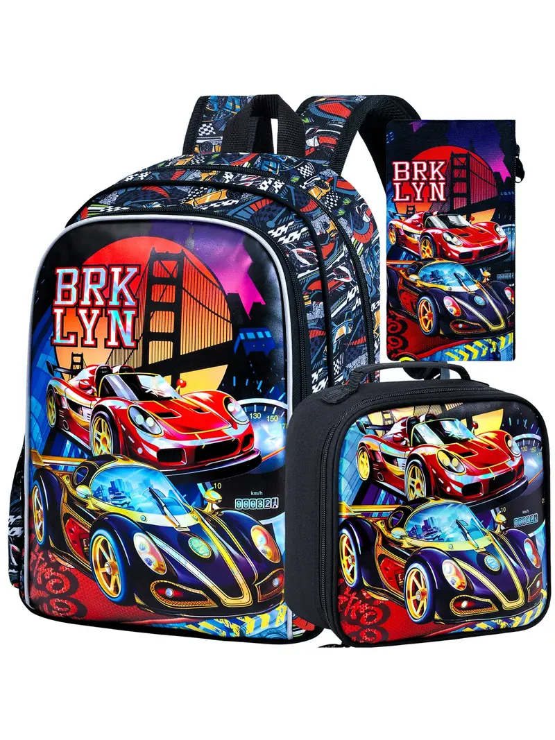 Lunchbox Preschool Boy Backpack Narwey Kids Backpack For Boys