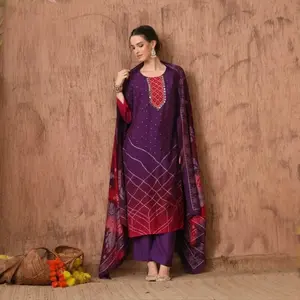 Detailed Embroidery Work – Designer Festive Suit Set for women