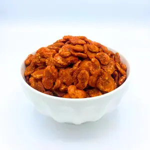 1lb Bag of Dried Habas con Chile – Crunchy Snacks with Spicy Seasoning – Mexican Snack, Roasted Fava Beans, Bold Savory Kick, Perfect for Parties & Salads - Chilli