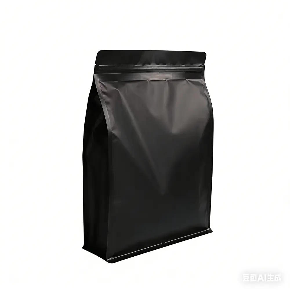 Premium Black Resealable Stand-Up Wrapping Bags for Hair Extensions & Wigs Accessories [Not For Sale, Automatically Shipped With Order, Don’t Order Separately]