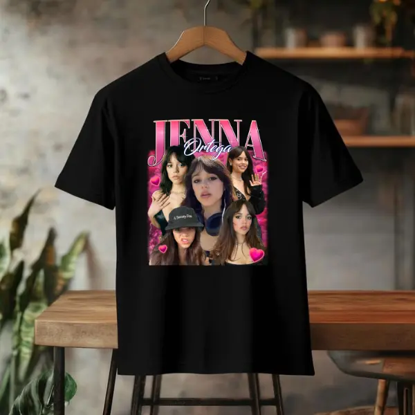 Jenna Ortega T-Shirt, Trendy Actress Tee for Movie Fans, Unisex Softstyle Graphic Shirt