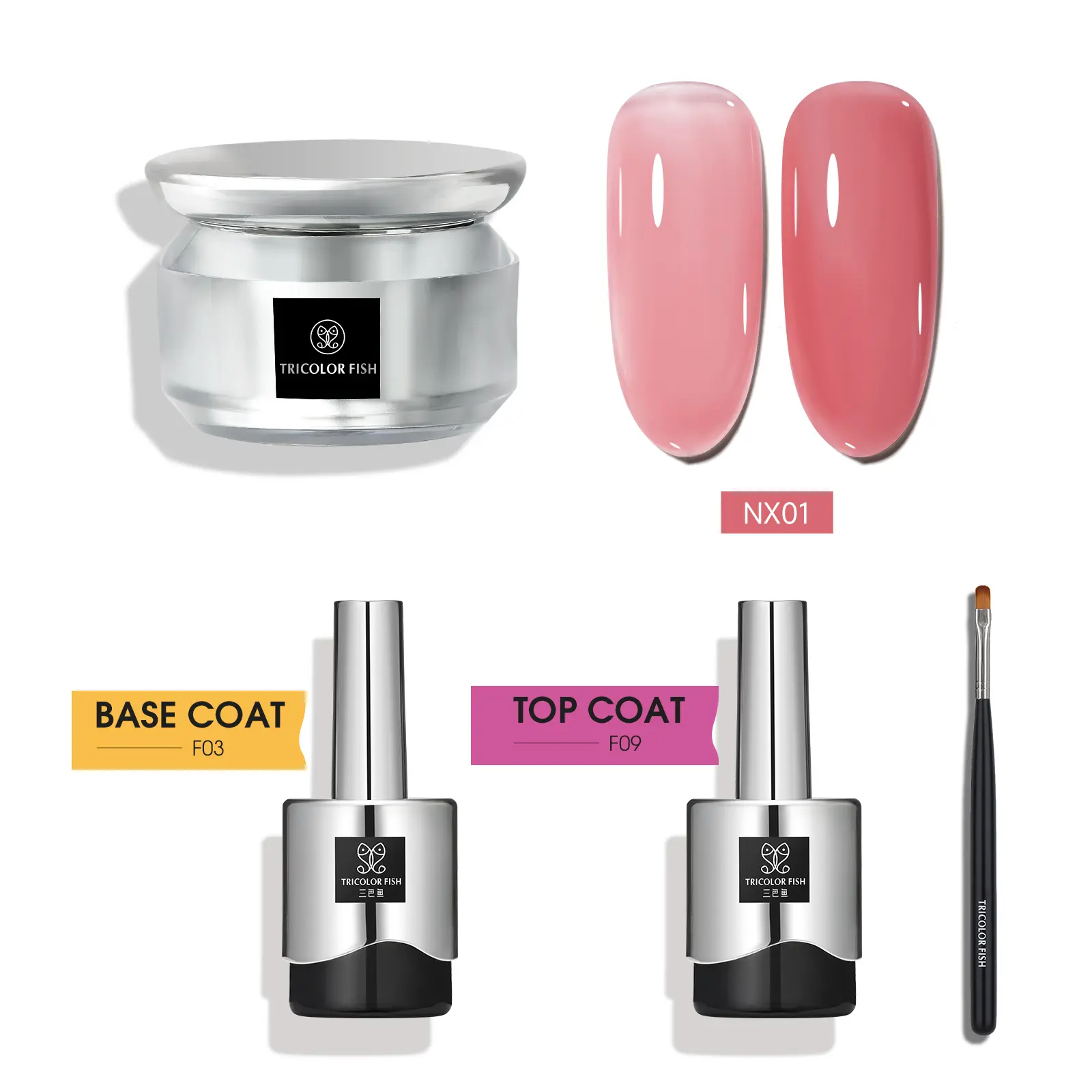 NX01+Base Gel+Top Gel+light therapy pen