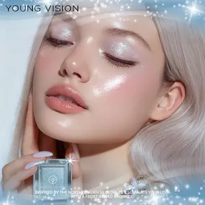 Young Vision Highlighter Eyeshadow, Brighten Eye Inner Corner, Pearl High Gloss Single Color Eyeshadow, 5 Colors Available