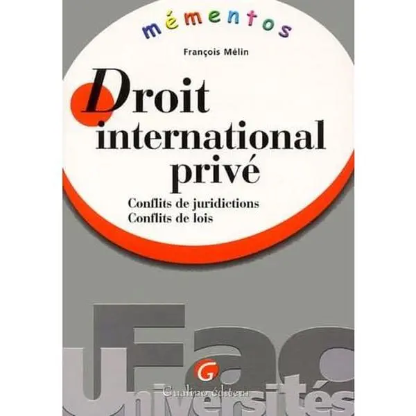 USED-Mémento Droit international privé by François Mélin (Paperback)