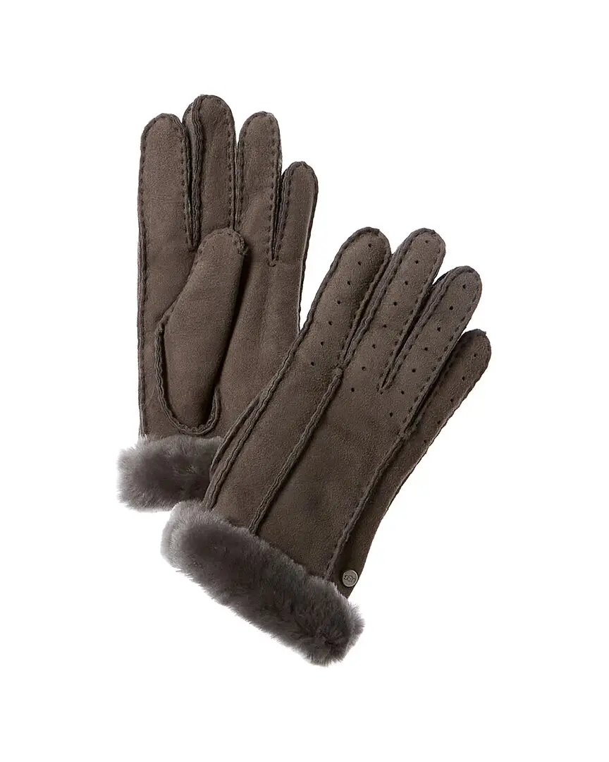 UGG Classic Perforated Two Point Suede Gloves UGG Classic Perforated Two Point Suede Gloves