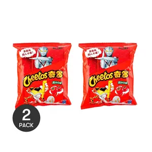 2 Pack Cheetos Taiwan Cheetos Corn Sticks Tomato Flavor 46g/Bag Ultraman Series Collaboration