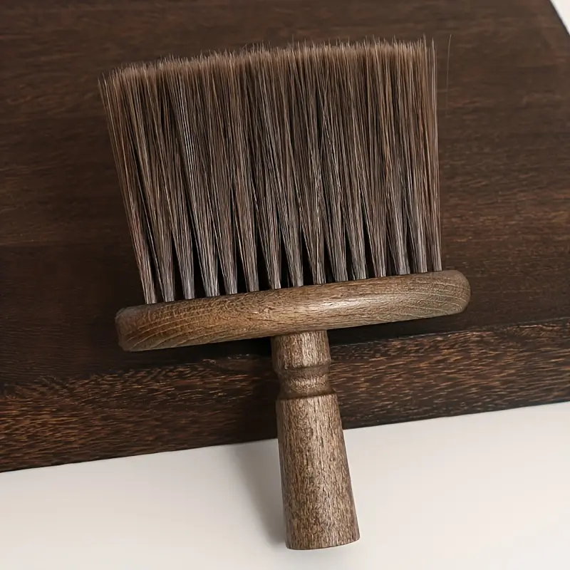 1pc Wood Cleaning Brush - Soft Bristle, Home Cleaning Tool, Cleaning Supplies, Multi-Use for Keyboards, Laptops, Cameras & Car Interiors