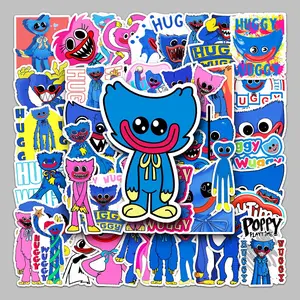 50 Pieces of Poppy's Playtime Game Cartoon Luggage Waterproof Graffiti Stickers Skateboard Computer Tablet Decoration