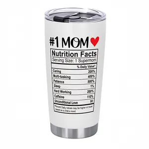 The Perfect Gift for Her Busy Morning - Thoughtful & Personalized Travel Mug for Mom, Wife, or New Mom - A Practical Yet Heartwarming Mother’s Day or Birthday Surprise - 20oz