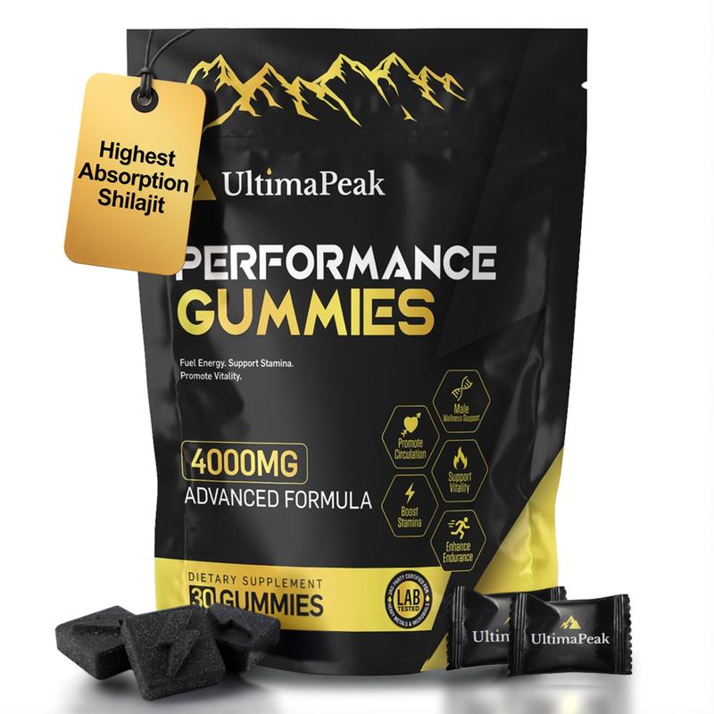 Shilajit Gold Gummies – Natural Energy & Focus Support | 30-Day Supply