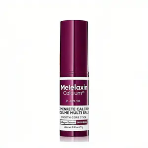 Korean Calcium Multi Collagen Balm Stick 9g | All-In-One Hydrating Plumping Balm for Face & Eye, Anti-Fine Lines