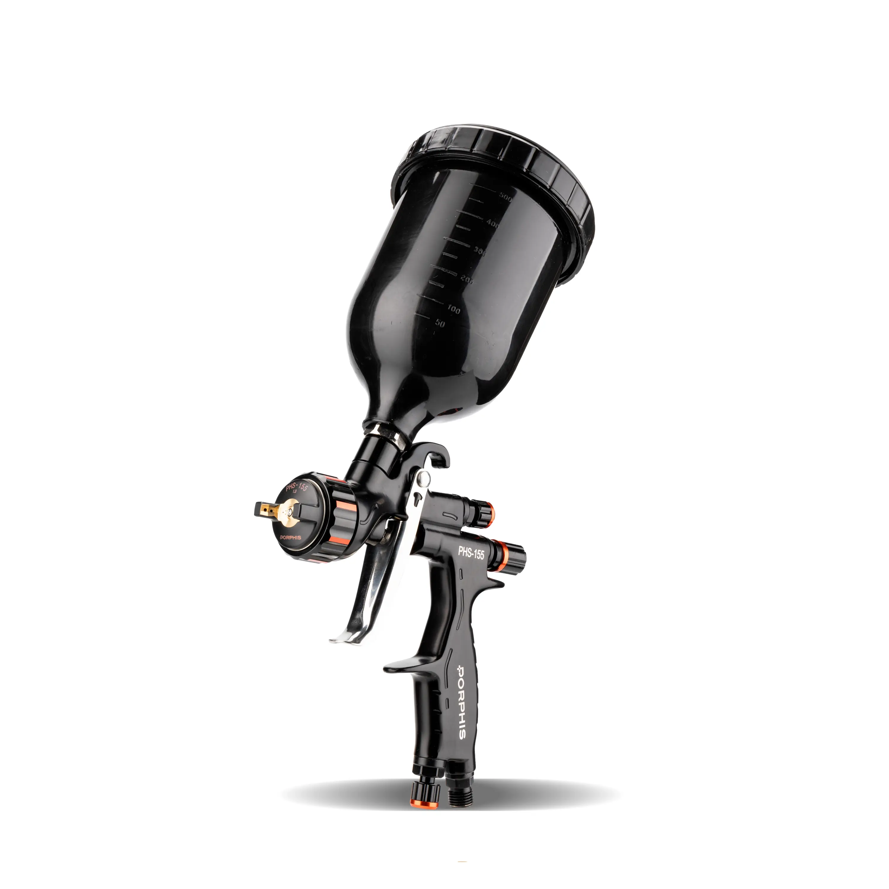 Primer Coat Automotive Spray Gun - PORPHIS PHS-155 Professional 1.8mm Nozzle MP Paint Gun with High Transfer Efficiency