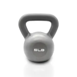 Web Based 5lbs Kettlebell Set, Strength Training Kettlebells Weight Set For Women, Vinyl Coated Kettle Bell For Home Gym Workout Weight Lifting Equipment, Comfortable Grip Wide Handle Weights