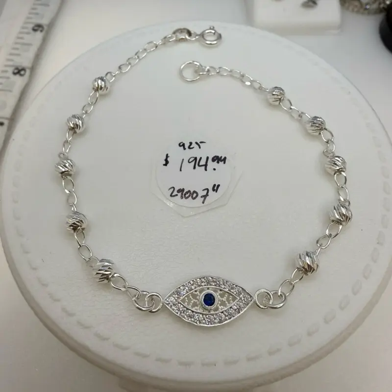 925 sterling silver 7.5” high quality solid Mexican silver bracelet elegant )) Pulcera fina de plata Mexicana talla #7.5” inch es plata Mexicana elegante