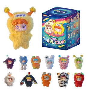 POP JOY Q.Kid wave club series mini plush Blind box  bauble collectibles doll Plush toys giving Valentine's Day gifts