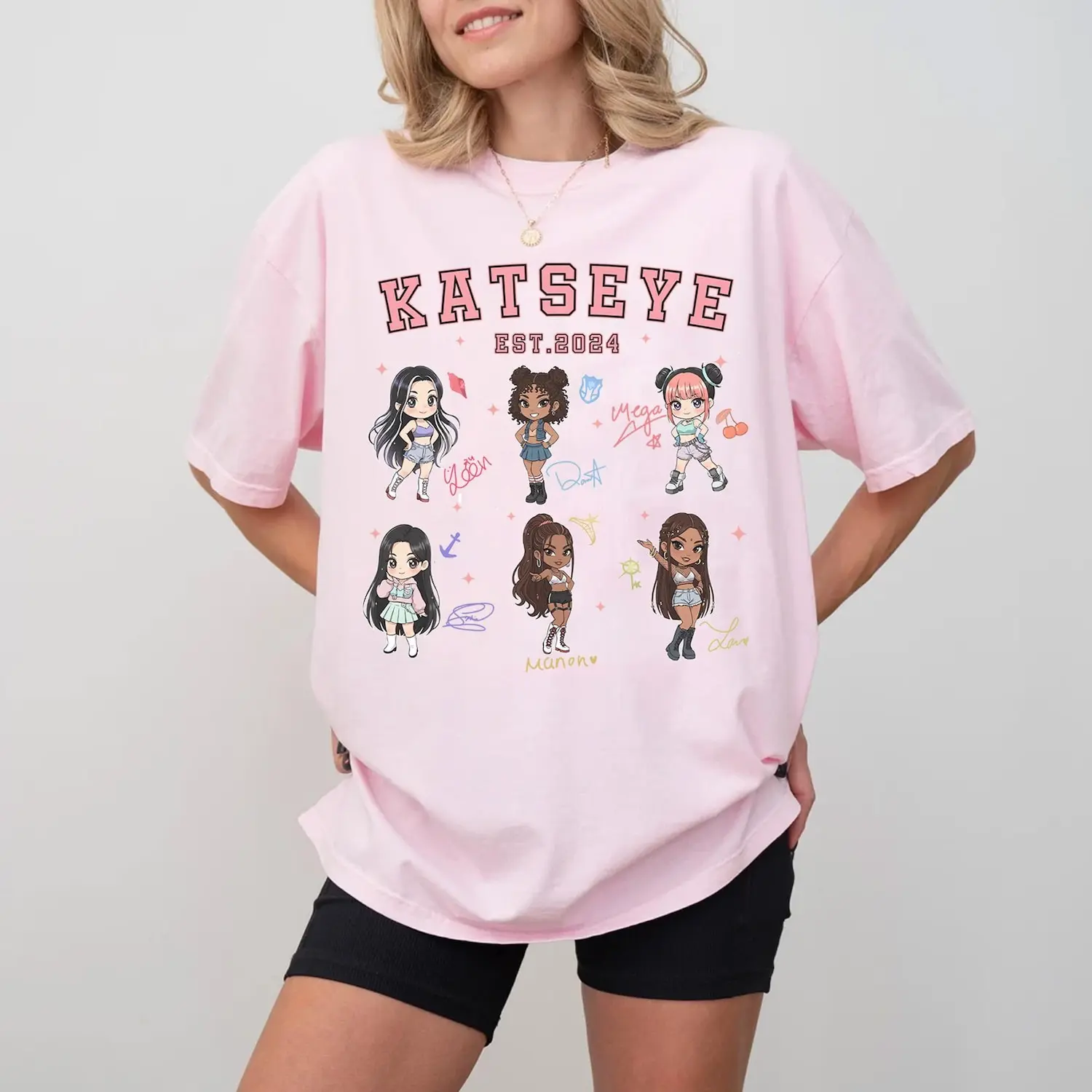 Adult & Youth Katseye Music TShirt, Kpop Katseye Est 2024 Shirt, Katseye Merch, Beautiful Chaos Shirt, Kpop Music Fan Gifts, Kpop Birthday TX7C