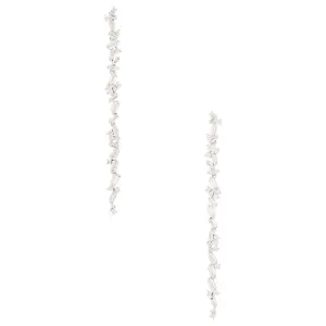 SHASHI Tennis Climber Earring in Diamond