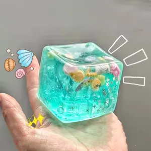 The new stress-relieving toy that can be squeezed and kneaded at will, Soft Squishy Silicone, simulation block toy, is a gift suitable for Christmas, parties, or birthdays, suitable for all ages, Decompression Squeeze, Anxiety Relief Products