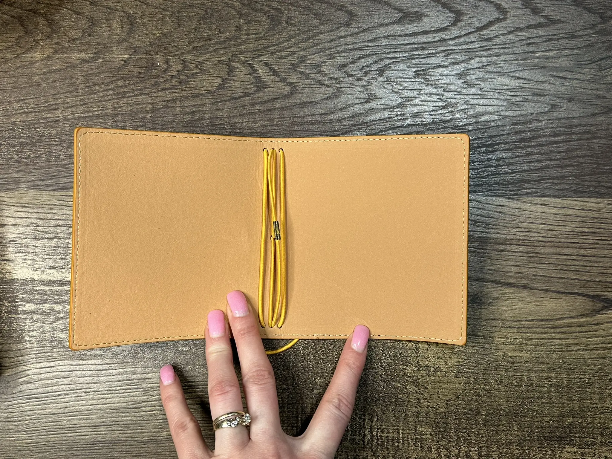 Espresso Ochre - Square Travelers Notebook