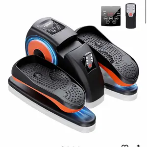 Under Desk Elliptical Machine, Electric Elliptical Leg Exerciser for Seniors with 12 Adjustable, Portable Quiet Elliptical Exercise Machine, Seated Pedal Exerciser with Remote Control