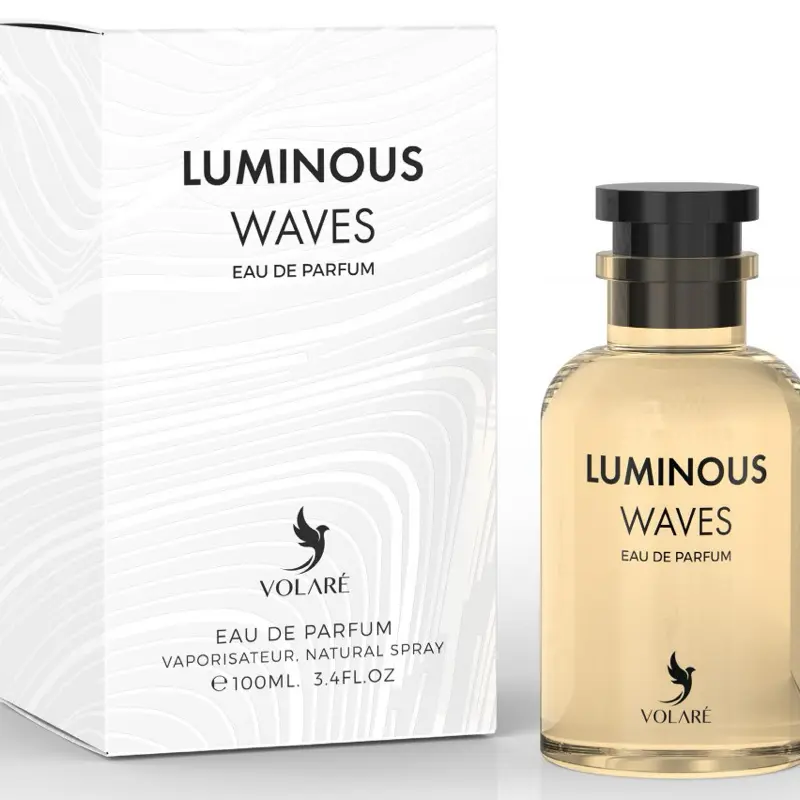 Luminous Waves Eau de Parfum Spray for Women by Volare, 3.4 Ounce Niche Fragrance Long Lasting Elegant