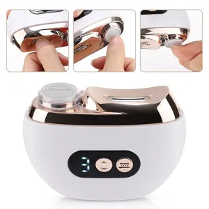 Digital 3-Mode 2-in-1 Electric Nail Clipper, 6hrs long battery, gentle alloy blade, debris storage, soft light, portable nail care manicure tool for family, Smooth Nail Grinding Tool, Nail Care Machine