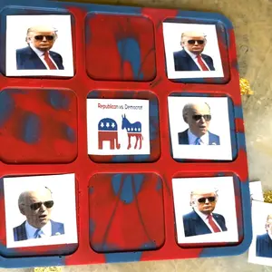 Tiktok Toe Election edition trump vs Biden games democrat vs republican vs independents. Game for the family