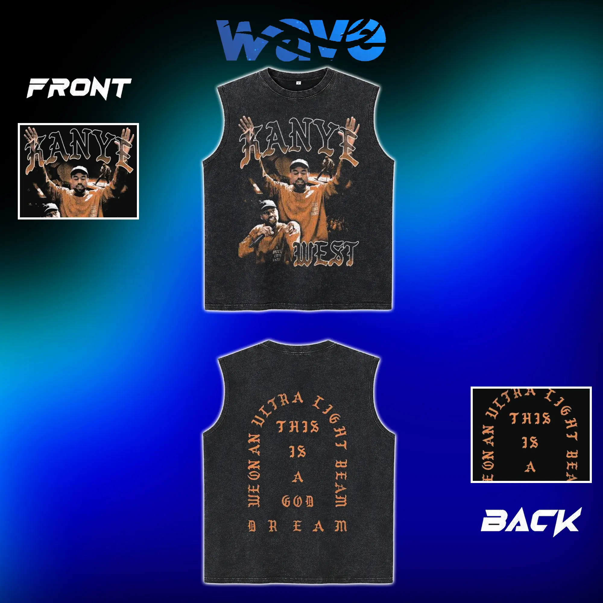 Wave -  KANYE THE LIFE OF PABLO 11.7  Graphic Tanktop, washed shirt, hoodie, Vintage Hip Hop Soul Music Tee, Black Oversize Streetwear Shirt,Concert Fan Merch, Rap RnB Duo Graphic Tee, Gift for R&B Music Lovers,y2k