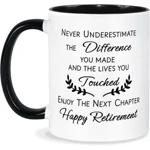 Retirement for Man Woman, Funny Retirement Mug, Best Retirement Gifts Men Women 2025, Coworkers, Friends, Teacher,,, Mom, Retired Gifts Coffee Cup 11oz