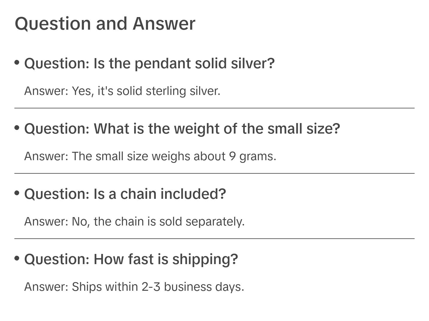 Alpha, Silver Wolf Pendant