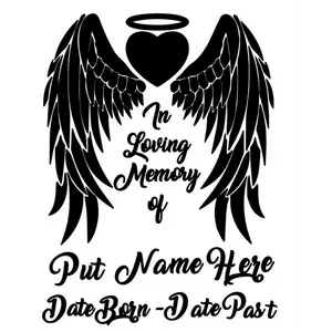 Memorial Decal Memorial Decal