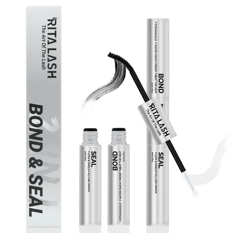 Ritalash Lash Bond Seal 2-In-1 Power, Strong Hold, Flawless Lashes, Long-Lasting, Sensitive Eyes, Pool-Proof, Rainy Day Proof, Weather, Makeup, Anti Smudge Waterproof