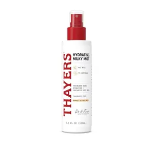 THAYERS Milky Mist with Oat Milk & 7% Glycerin, Facial Spray for Skin Barrier Repair & 24 Hour Hydration, Toner Spray Made for All Skin Types, Fragrance-Free, 4.4 fl oz