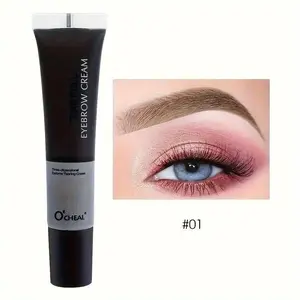 Long-lasting Eyebrow Gel Makeup, Semi-permanent Waterproof Color-fast Eyebrow Cream, Sweat-proof Film Forming Dye Eyebrow Cream Tint Cosmetics