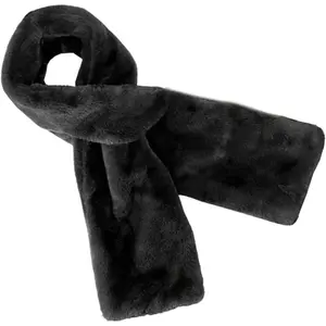 Scarf With Hidden Zipper Pocket For Cell Phone and Valuables,Winter Neck Wrap, Fuzzy Scarf with Zipper Pocket, Neck Wrap for Valuable Storage, Winter Accessories, Outdoor