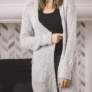 Ash Mocha popcorn cardigan