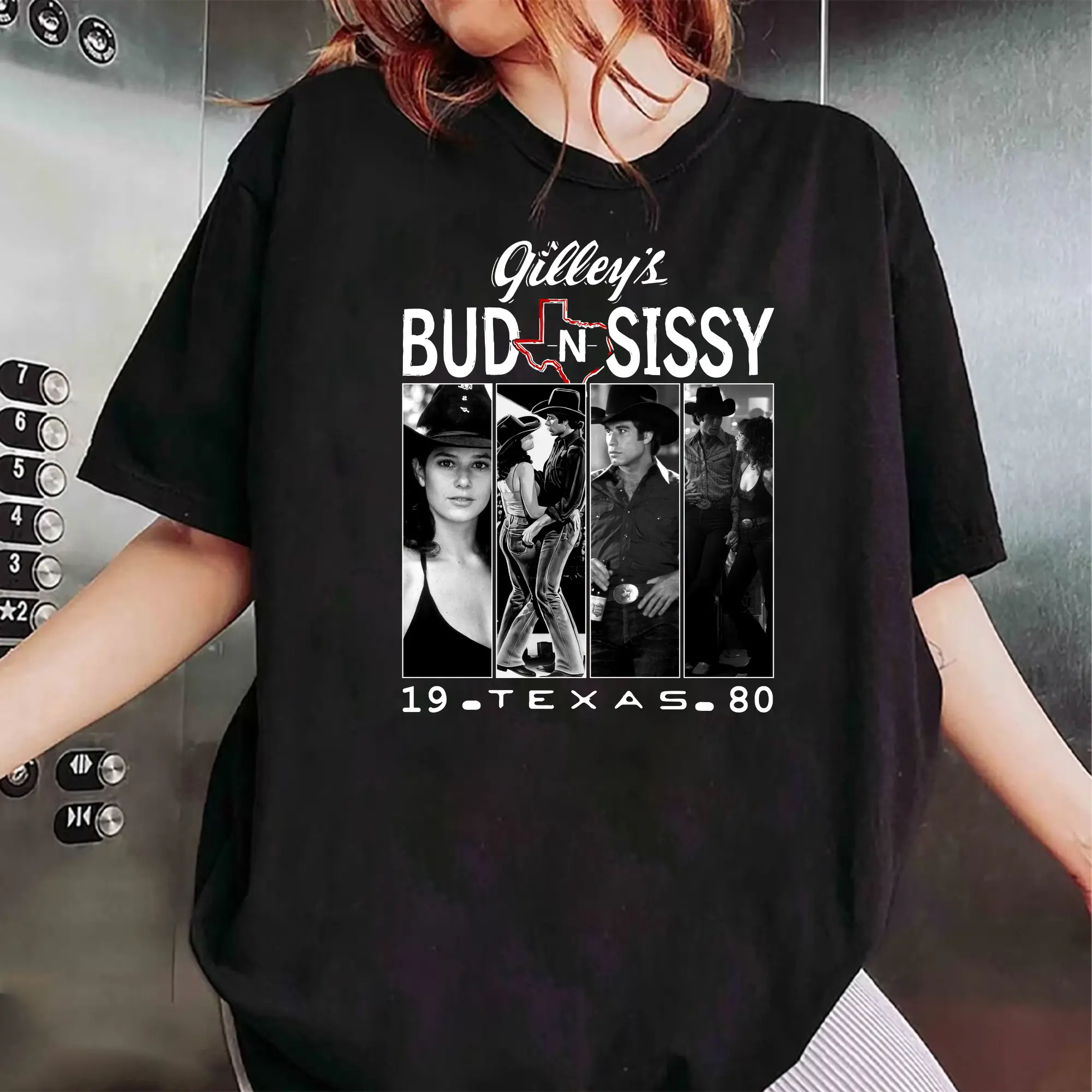 Bud And Sissy Gilleys Texas T-Shirt, Urban Cowboy Tee, Unisex Shirt, Gift For Fan, For Men, For Women, Full Size, Full Color