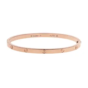Pre-owned Cartier Small Love Bracelet Size 17