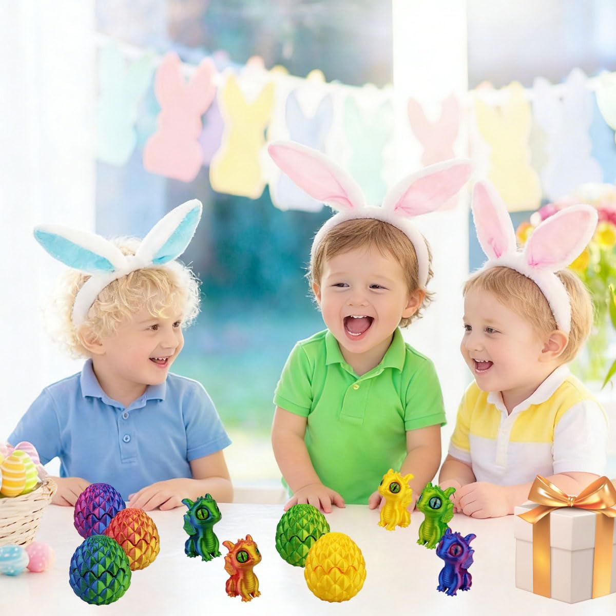 6 PCS Mini 3D Printed Dragon Eggs with Toys Inside – Prefilled Easter Eggs for Kids, Boys & Girls, Easter Basket Stuffers, Gifts & Party Favors 6 PCS Mini 3D Printed Dragon Eggs with Toys Inside – Prefilled Easter Eggs for Kids, Boys & Girls, Easter Basket Stuffers, Gifts & Party Favors