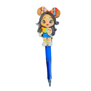Elote Girl Beaded Pen - Writing Tool for Office and School, Perfect for Students and Professionals