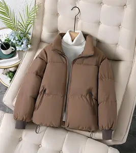 2026 Winter Warmth Essential | Women's Stand-Up Collar Short Puffer Cotton Jacket, Lightweight & Ultra Comfortable