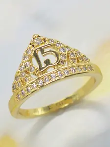 Queen Crown Heart Shape Number 15 Women's Ring, Heart Design Ring, Fashion Heart Rings, Heart Shaped Ring, Fashion Elegant Jewelry, Perfect Gift for Birthday, Wedding, Mother's Day, Anniversary, Graduation, Valentine's Day