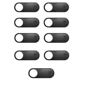 9 Pack Webcam Cover Slide, Upgraded Two-Color Privacy Film for Laptops and Tablets and Cell Phones