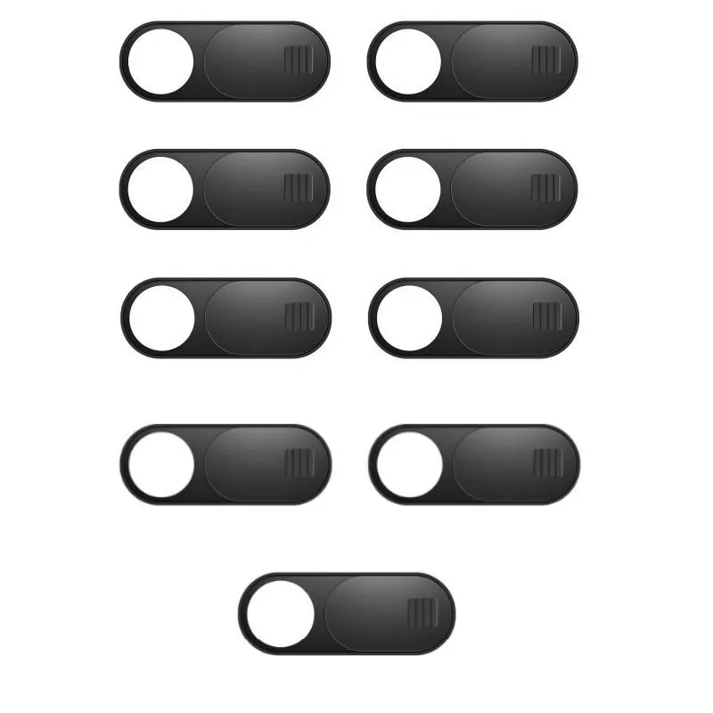 9 Pack Webcam Cover Slide, Upgraded Two-Color Privacy Film for Laptops and Tablets and Cell Phones