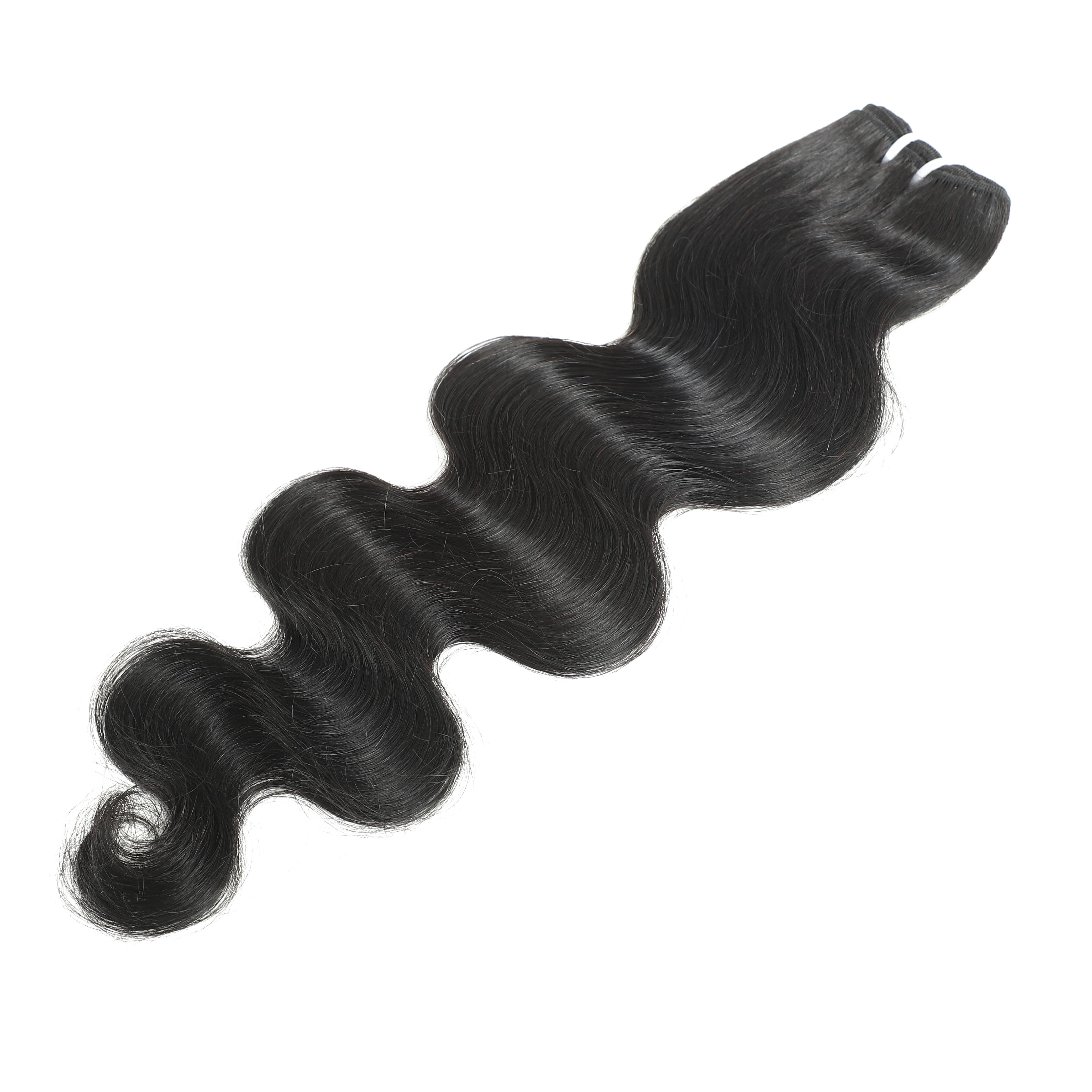 Karlami 100% Virgin Human Hair Body Wave Bundles 12A Straight Hair Bundles 3/4 Bundles Deep Wave Burmese Curly Bundles with 5x5 Closure Human Hair Bundles for Women Natural Black